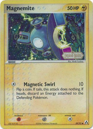 Magnemite (59/92) (Stamped) [EX: Legend Maker] (Online Only)