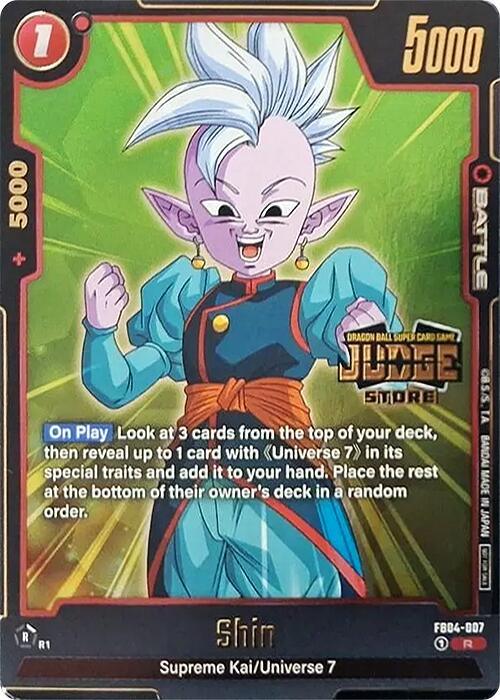 Shin (Judge Pack 03 - Store Judge) [Fusion World Tournament Cards] (ONLINE ORDER ONLY)