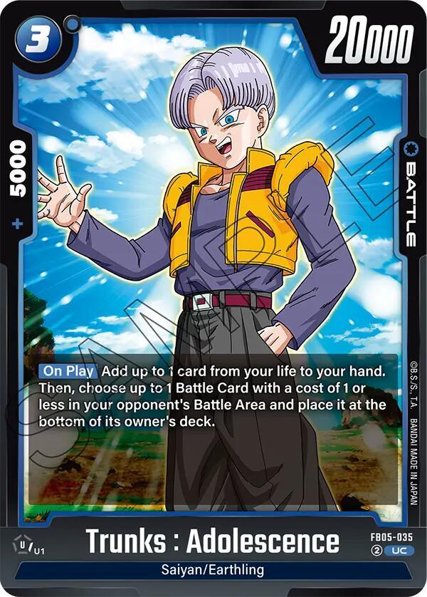 Trunks : Adolescence [New Adventure] (ONLINE ORDER ONLY)