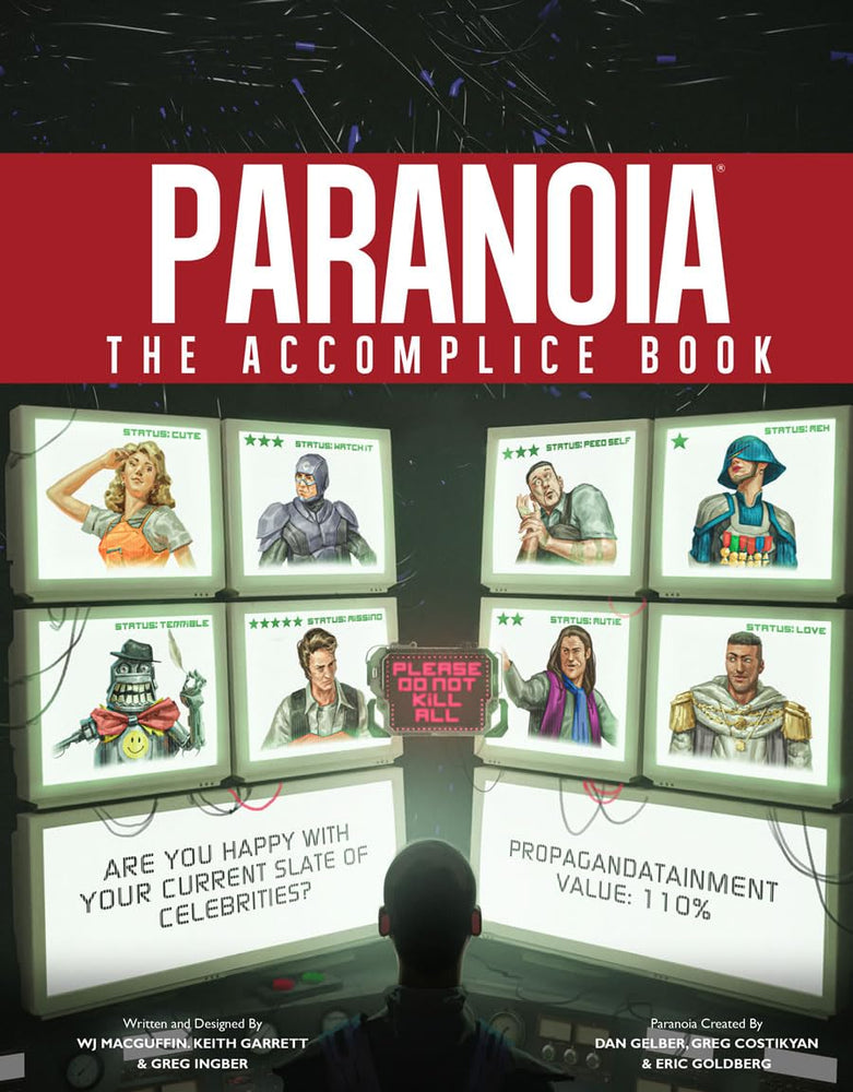Paranoia: The Accomplice Book (ONLINE ORDER ONLY)