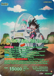 Son Goku // Son Goku & Bulma, First Encounter (SLR) (BT27-044) [History of Z] (ONLINE ORDER ONLY)