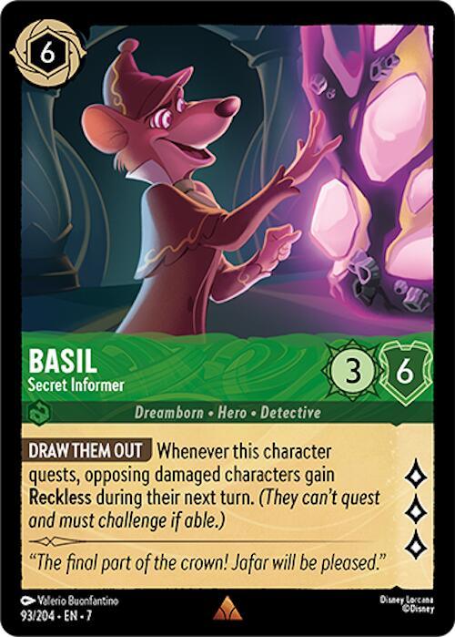 Basil - Secret Informer (93/204) [Archazia's Island] (ONLINE ORDER ONLY)