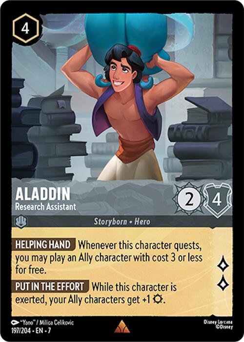 Aladdin - Research Assistant (197/204) [Archazia's Island] (ONLINE ORDER ONLY)