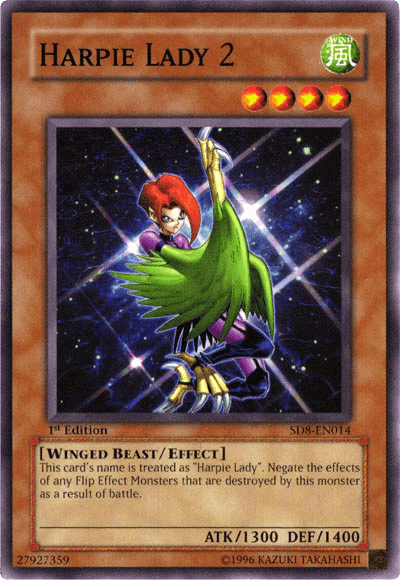 Harpie Lady 2 [SD8-EN014] Common (ONLINE ORDER ONLY)