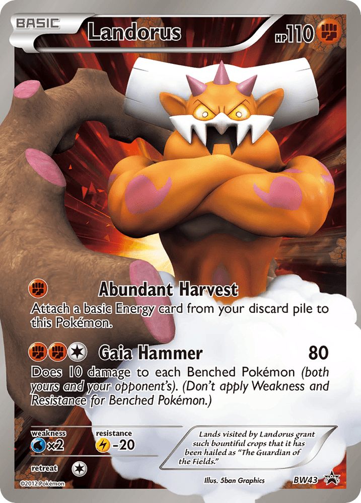 Landorus (BW43) [Black & White: Black Star Promos] (Online Only)