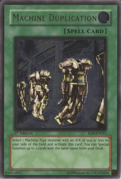 Machine Duplication [RDS-EN041] Ultimate Rare (ONLINE ORDER ONLY)
