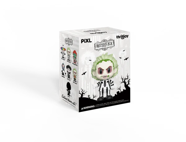 [Thrilljoy] Beetlejuice PIXL Blind Box Vinyl (Chance at 1 of 300 hyper-rare “chase” pieces will be redeemable for a special 12” MEGA PIX!) (ONLINE ORDER ONLY)