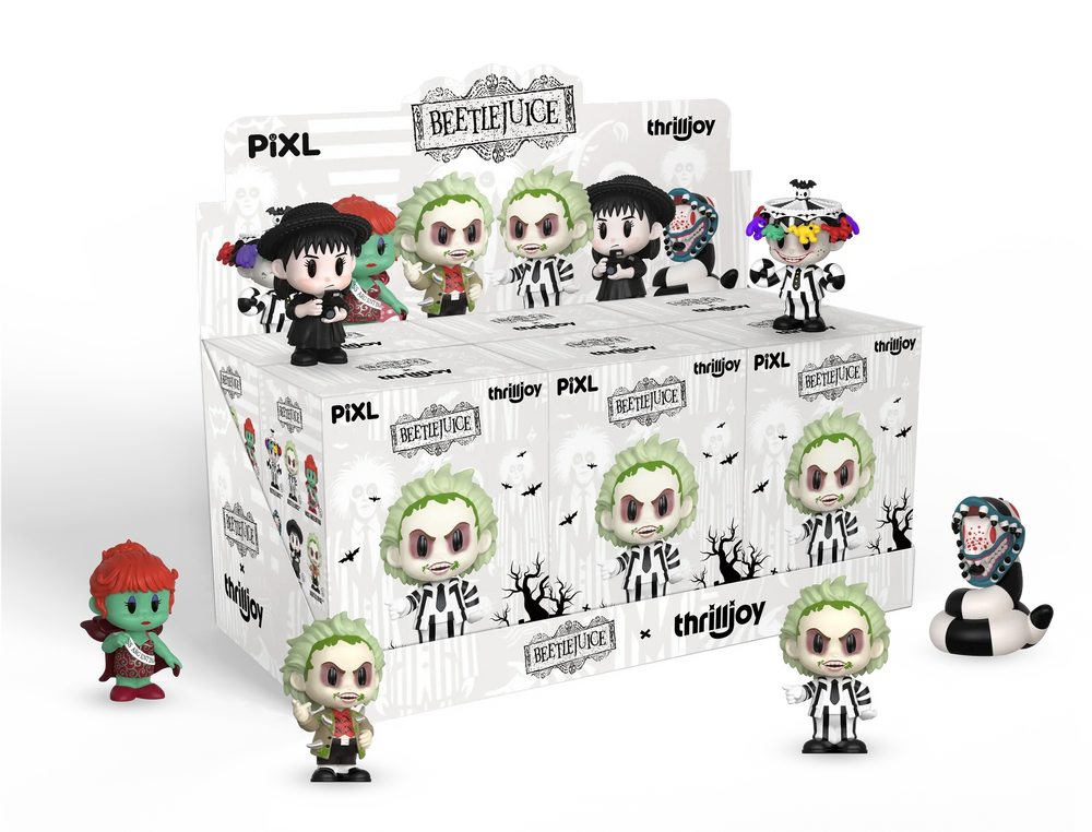 [Thrilljoy] Beetlejuice PIXL Blind Box Vinyl (Chance at 1 of 300 hyper-rare “chase” pieces will be redeemable for a special 12” MEGA PIX!) (ONLINE ORDER ONLY)