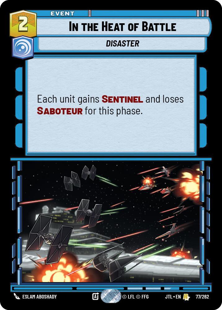 In the Heat of Battle (077/262) [Jump to Lightspeed] (ONLINE ORDER ONLY)