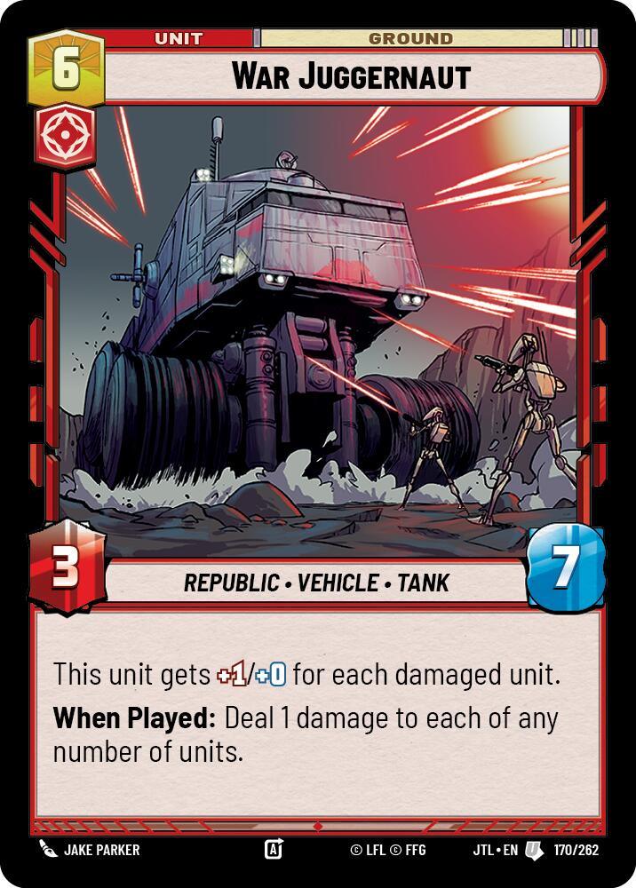 War Juggernaut (170/262) [Jump to Lightspeed] (ONLINE ORDER ONLY)