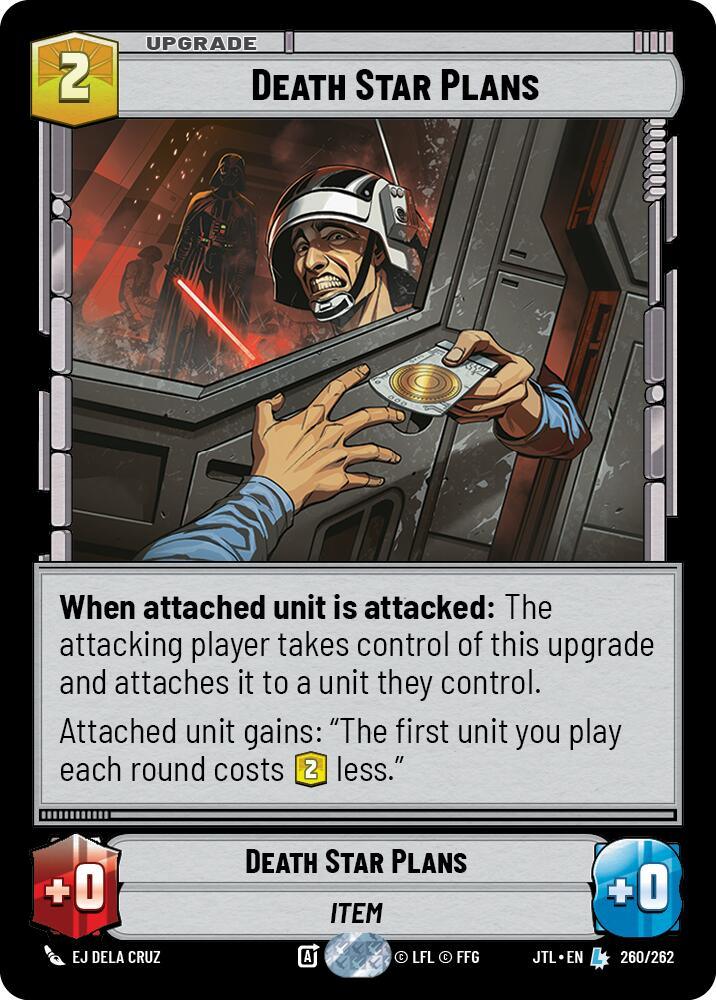 Death Star Plans (260/262) [Jump to Lightspeed] (ONLINE ORDER ONLY)