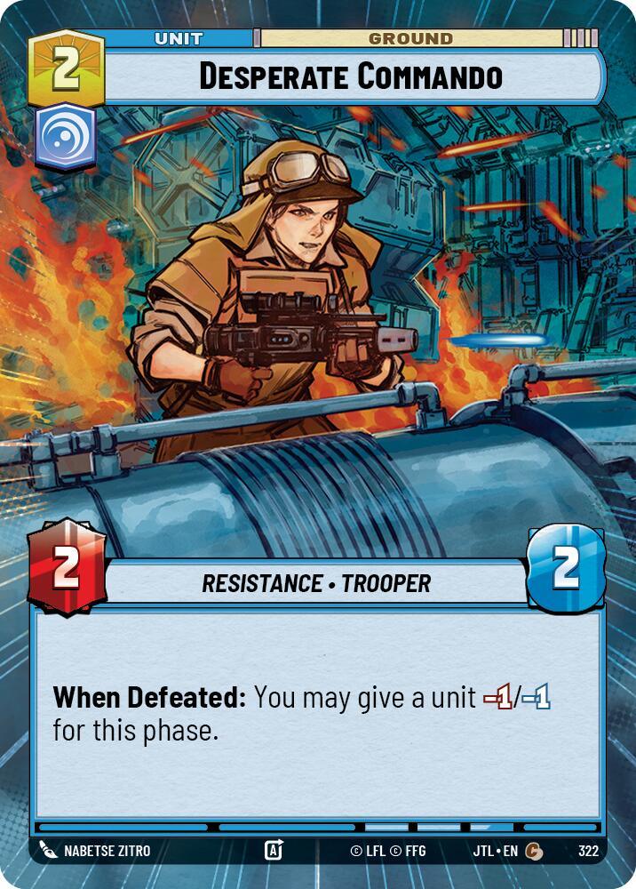 Desperate Commando (Hyperspace) (322) [Jump to Lightspeed] (ONLINE ORDER ONLY)