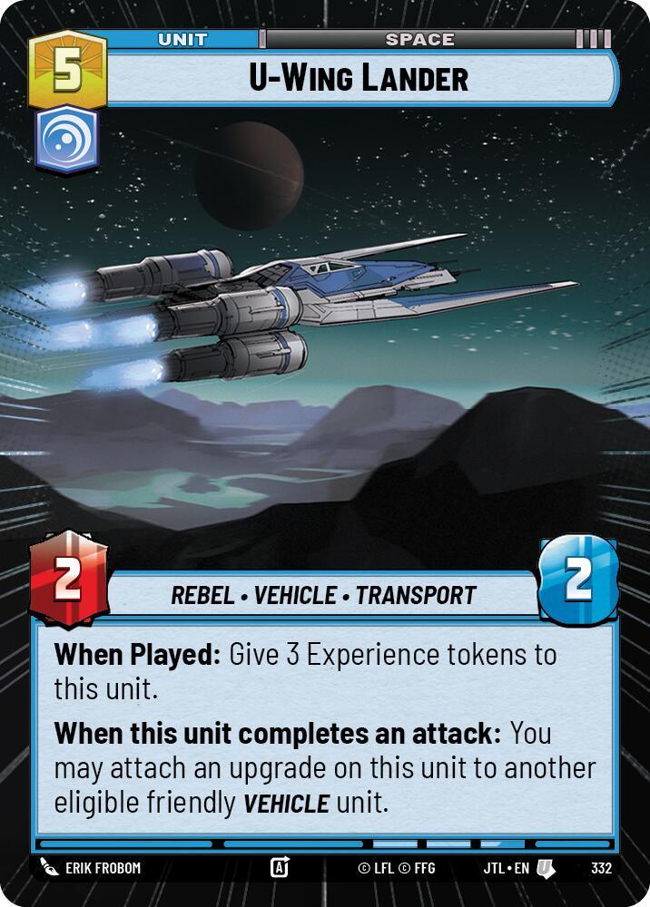 U-Wing Lander (Hyperspace) (332) [Jump to Lightspeed] (ONLINE ORDER ONLY)
