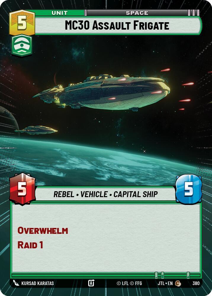 MC30 Assault Frigate (Hyperspace) (380) [Jump to Lightspeed] (ONLINE ORDER ONLY)
