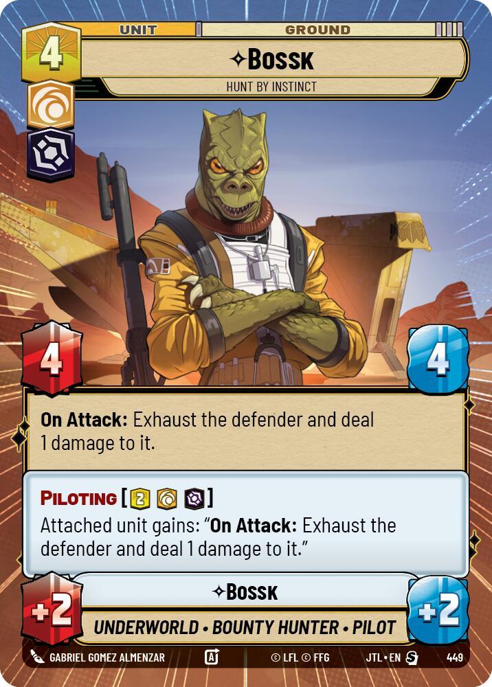 Bossk - Hunt By Instinct (Hyperspace) (449) [Jump to Lightspeed] (ONLINE ORDER ONLY)