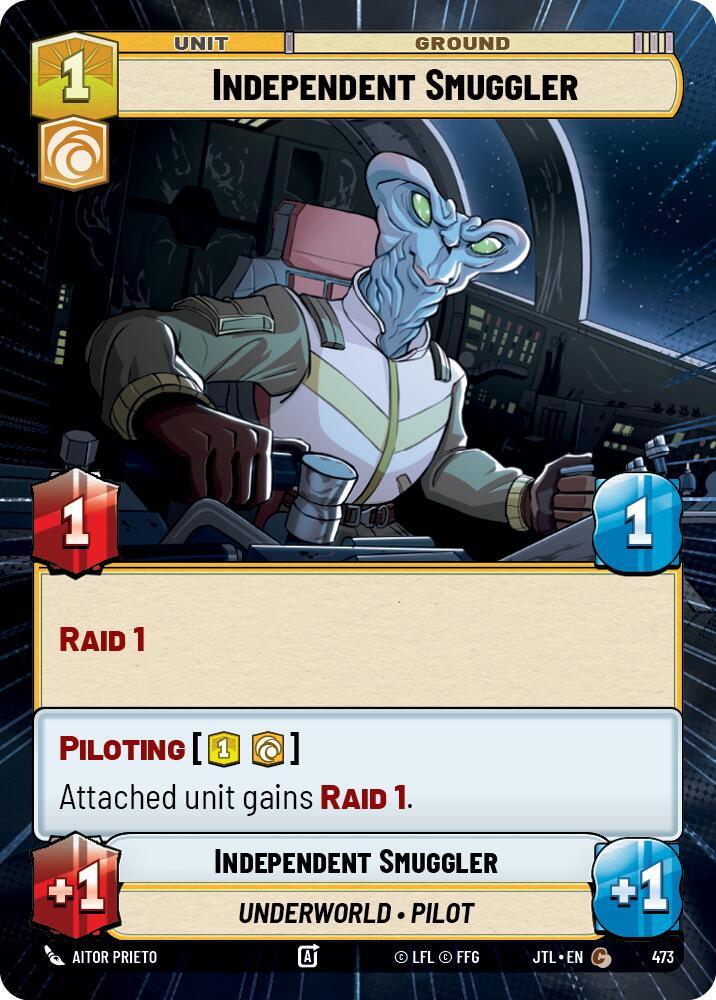 Independent Smuggler (Hyperspace) (473) [Jump to Lightspeed] (ONLINE ORDER ONLY)