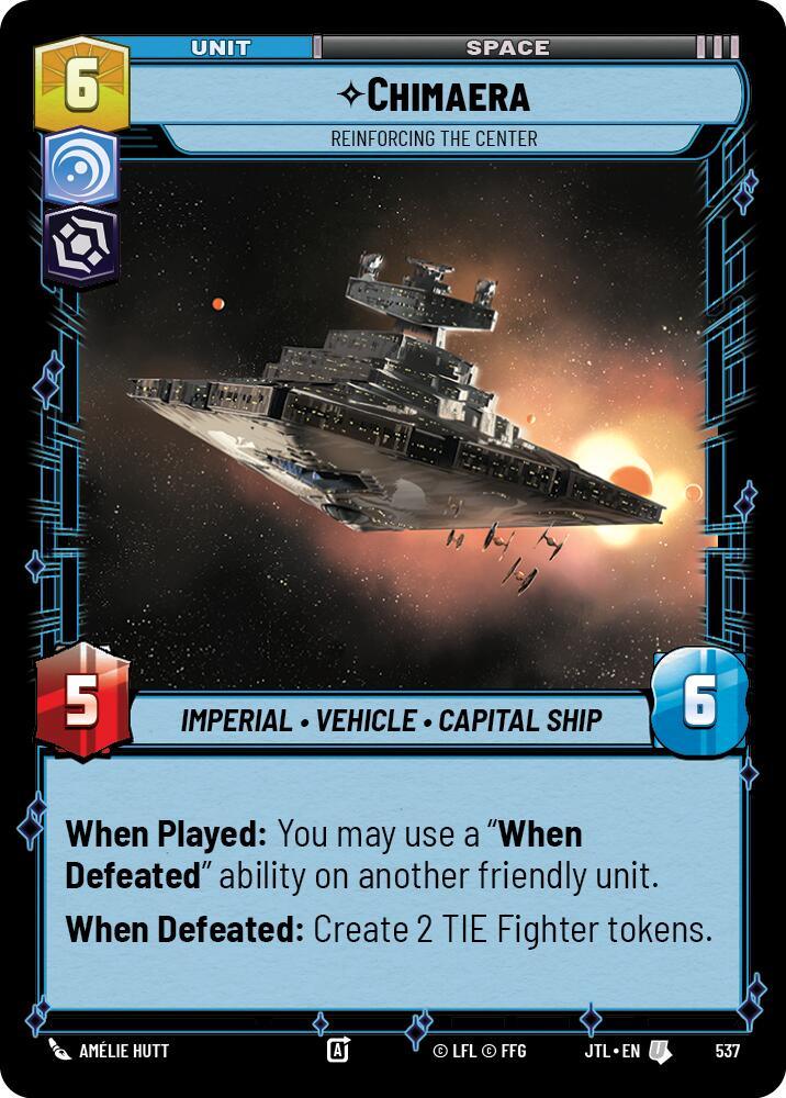 Chimaera - Reinforcing the Center (Foil) (537) [Jump to Lightspeed] (ONLINE ORDER ONLY)