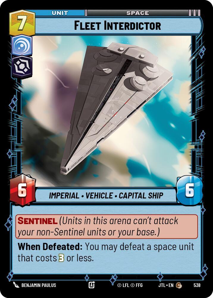 Fleet Interdictor (Foil) (538) [Jump to Lightspeed] (ONLINE ORDER ONLY)