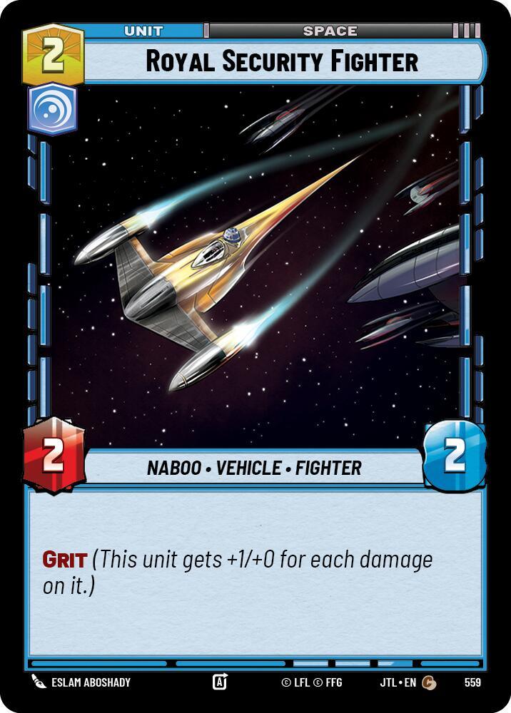 Royal Security Fighter (Foil) (559) [Jump to Lightspeed] (ONLINE ORDER ONLY)