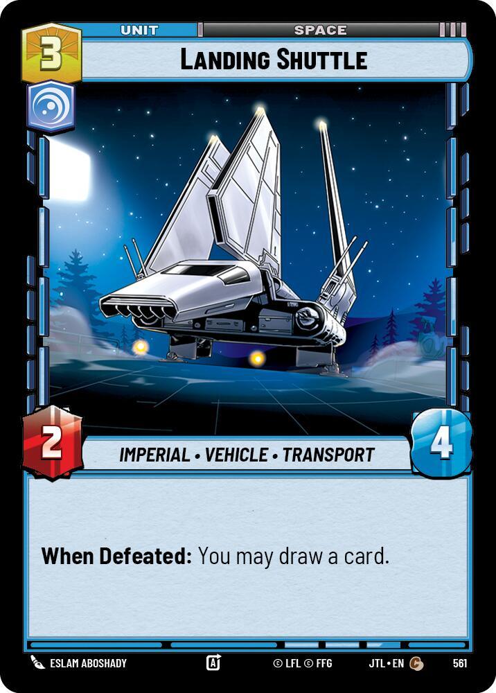 Landing Shuttle (Foil) (561) [Jump to Lightspeed] (ONLINE ORDER ONLY)