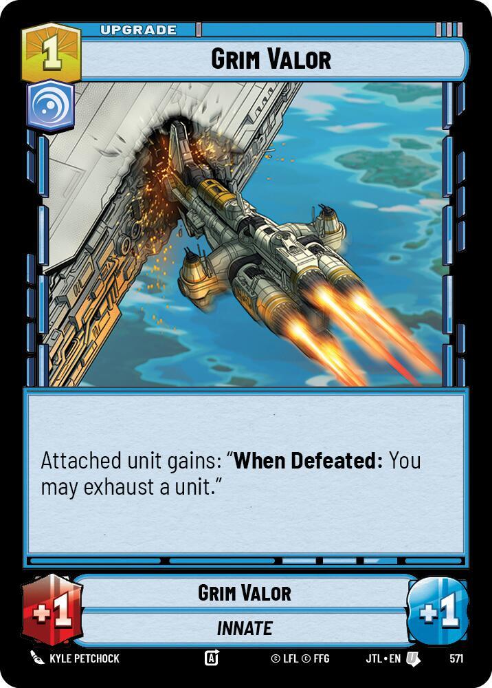 Grim Valor (Foil) (571) [Jump to Lightspeed] (ONLINE ORDER ONLY)