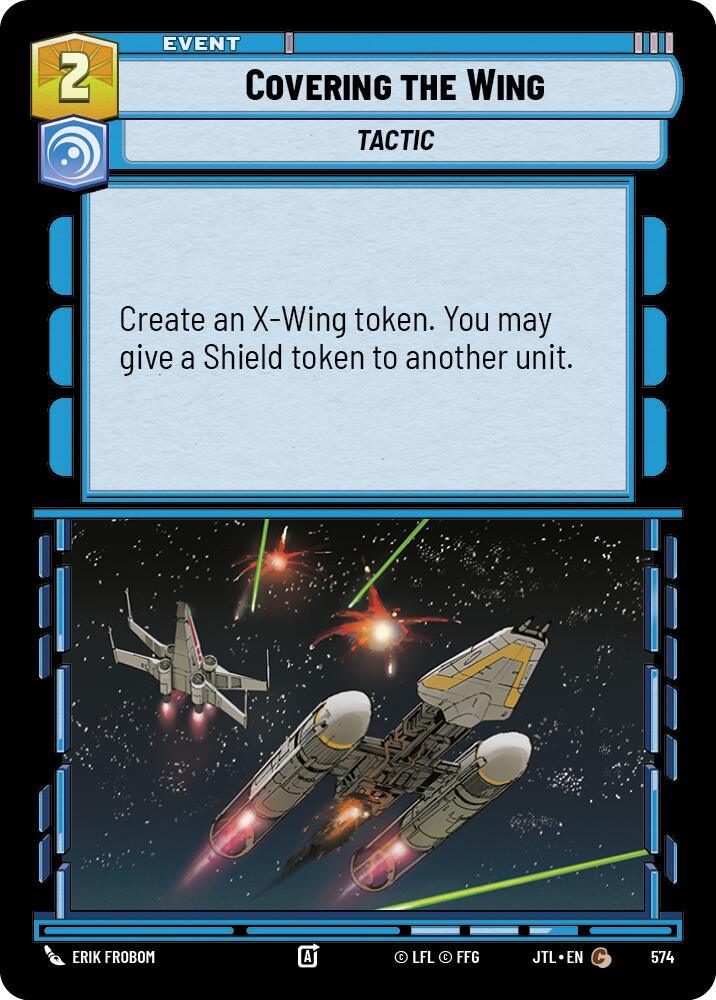 Covering the Wing (Foil) (574) [Jump to Lightspeed] (ONLINE ORDER ONLY)