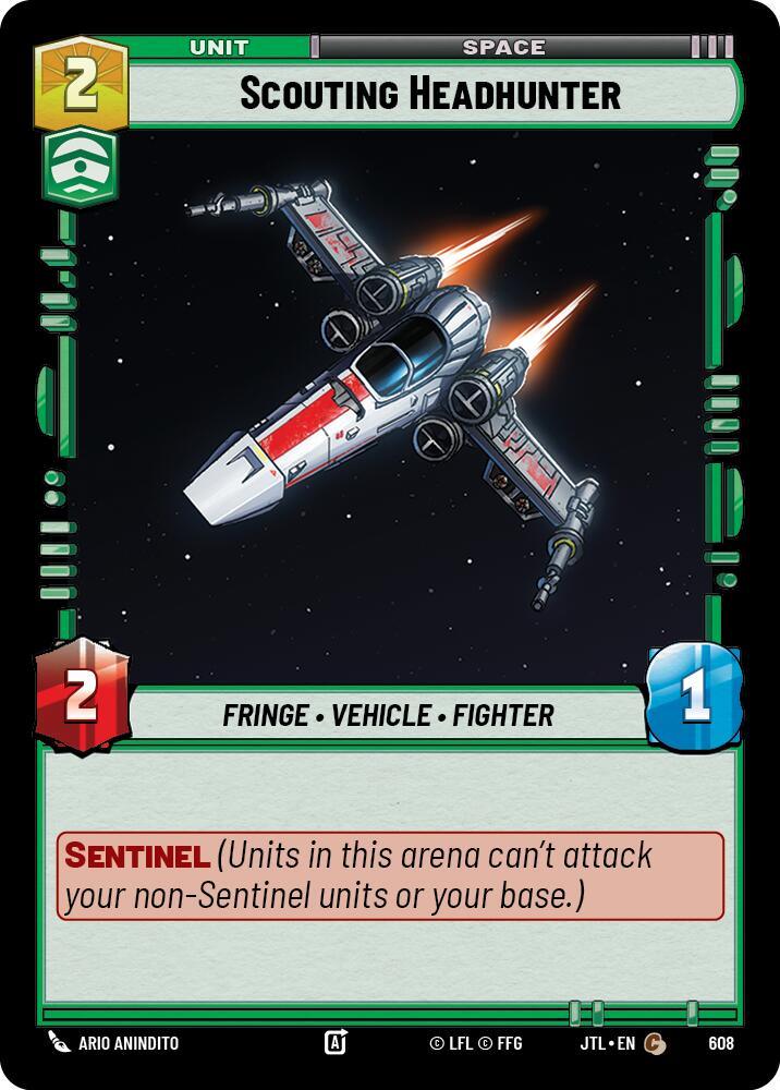Scouting Headhunter (Foil) (608) [Jump to Lightspeed] (ONLINE ORDER ONLY)