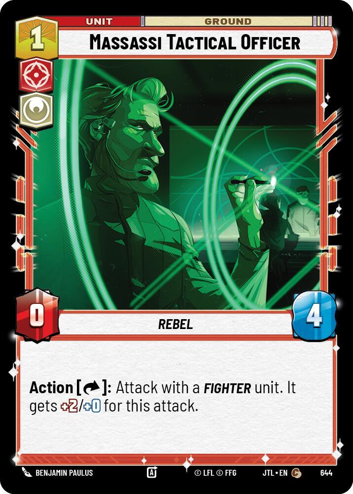 Massassi Tactical Officer (Foil) (644) [Jump to Lightspeed] (ONLINE ORDER ONLY)