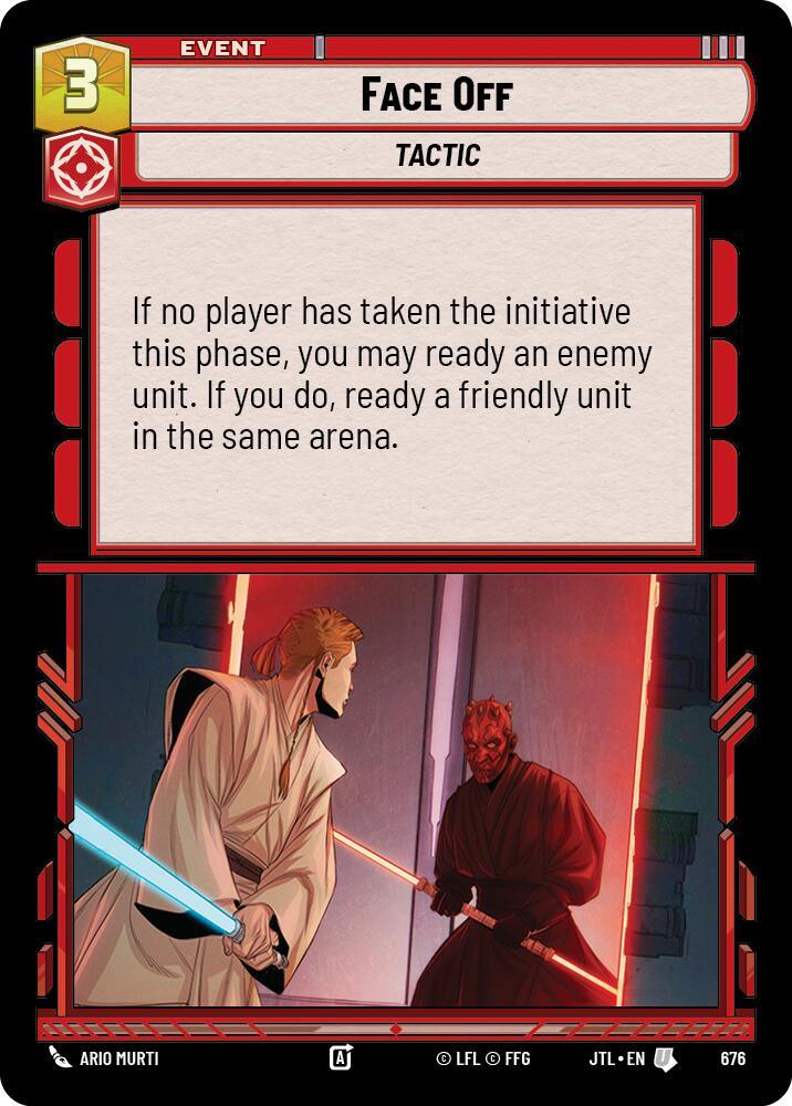Face Off (Foil) (676) [Jump to Lightspeed] (ONLINE ORDER ONLY)