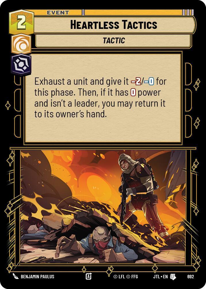 Heartless Tactics (Foil) (692) [Jump to Lightspeed] (ONLINE ORDER ONLY)