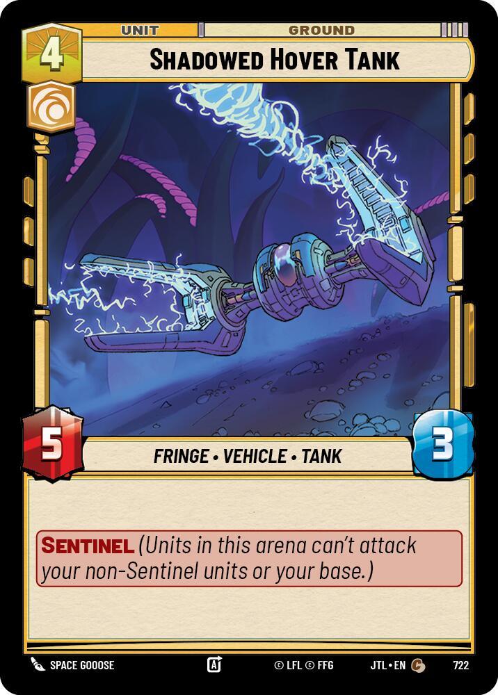 Shadowed Hover Tank (Foil) (722) [Jump to Lightspeed] (ONLINE ORDER ONLY)
