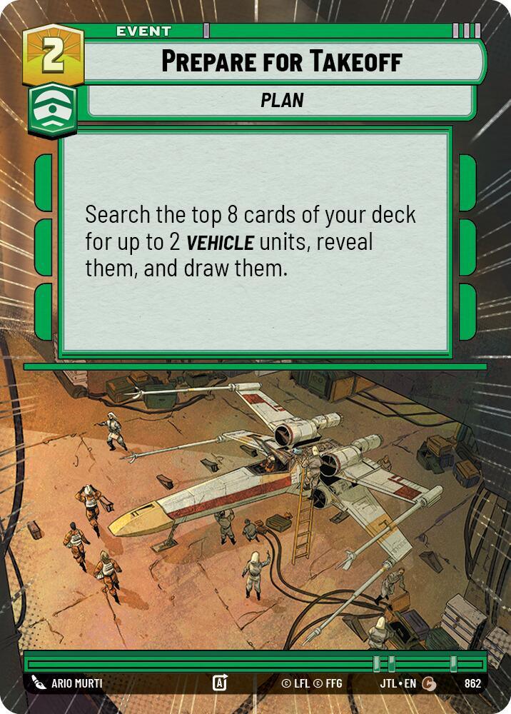 Prepare for Takeoff (Hyperspace Foil) (862) [Jump to Lightspeed] (ONLINE ORDER ONLY)