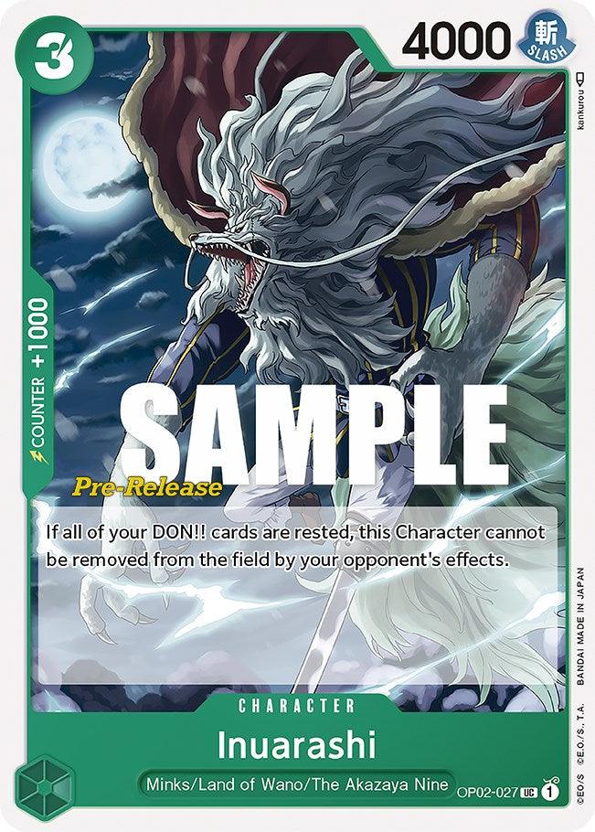 Inuarashi [Paramount War Pre-Release Cards] (ONLINE ORDER ONLY)