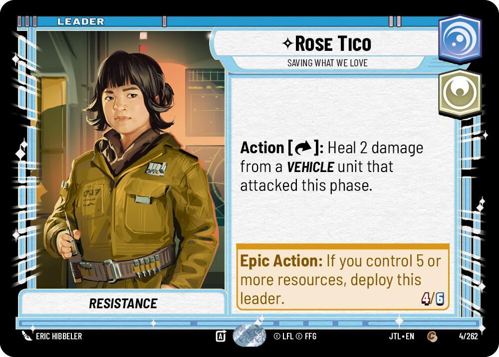Rose Tico - Saving What We Love (004/262) [Jump to Lightspeed] (ONLINE ORDER ONLY)