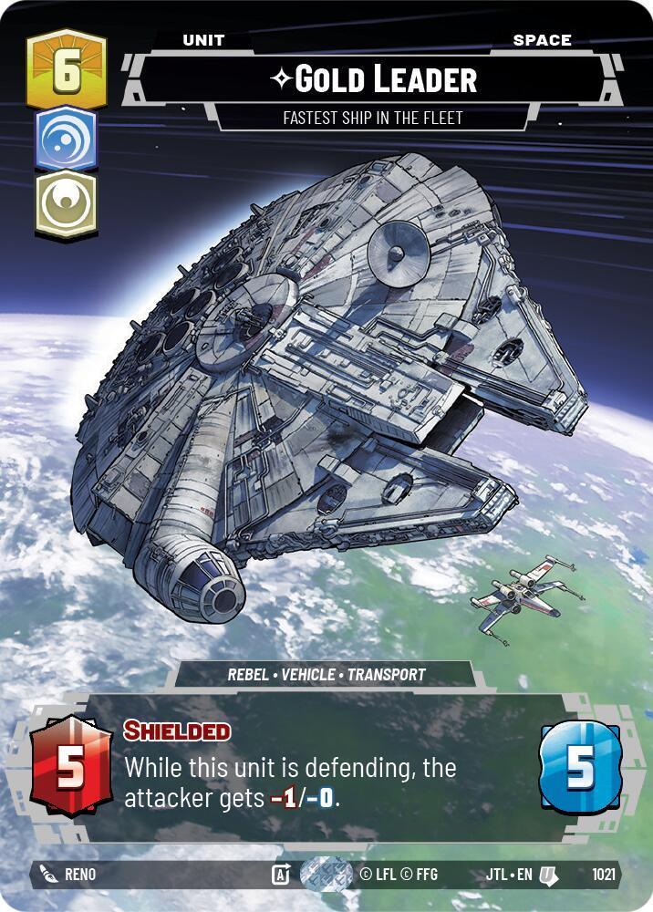 Gold Leader - Fastest Ship in the Fleet (Prestige) (1021) [Jump to Lightspeed] (ONLINE ORDER ONLY)