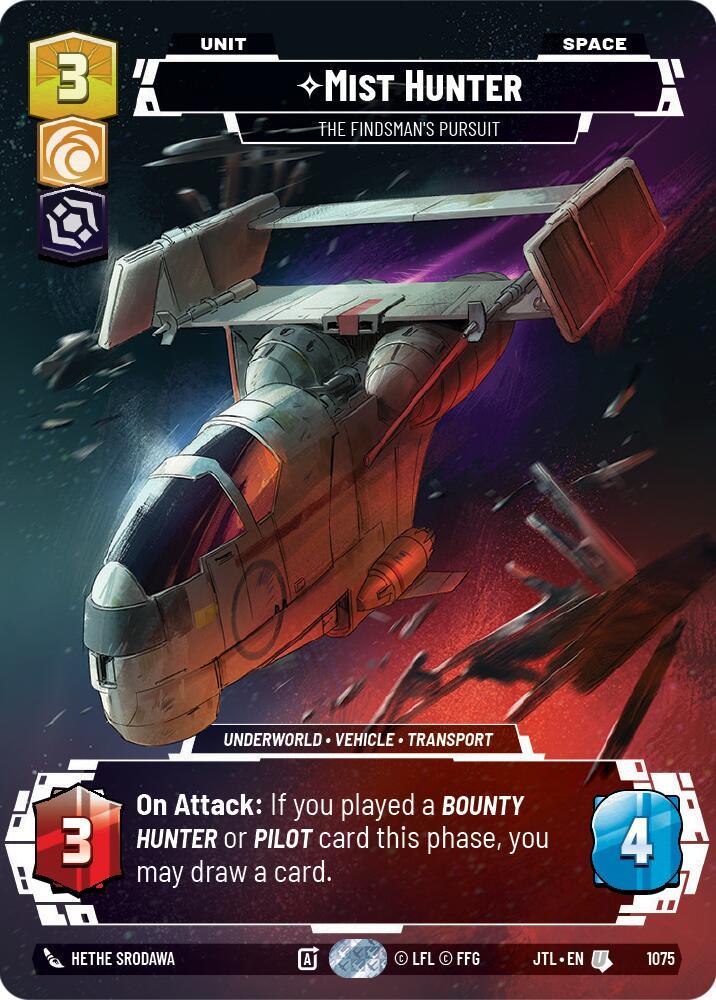 Mist Hunter - The Findsman's Pursuit (Prestige Foil) (1075) [Jump to Lightspeed] (ONLINE ORDER ONLY)