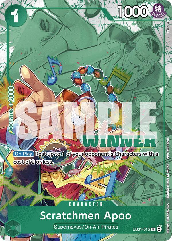 Scratchmen Apoo (Winner Pack 2025 Vol. 2) [One Piece Promotion Cards] (ONLINE ORDER ONLY)