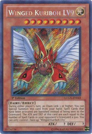 Winged Kuriboh LV9 [LCGX-EN043] Secret Rare (ONLINE ORDER ONLY)