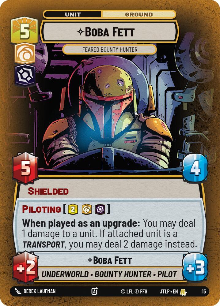 Boba Fett - Feared Bounty Hunter (15) [Jump to Lightspeed: Weekly Play] (ONLINE ORDER ONLY)