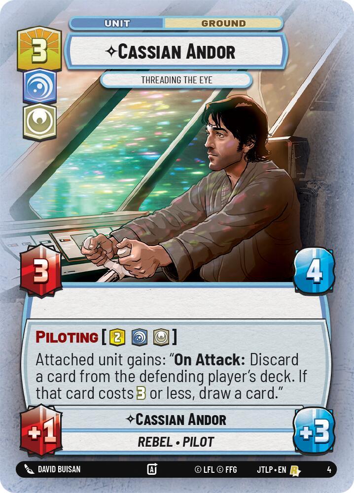 Cassian Andor - Threading the Eye (4) [Jump to Lightspeed: Weekly Play] (ONLINE ORDER ONLY)