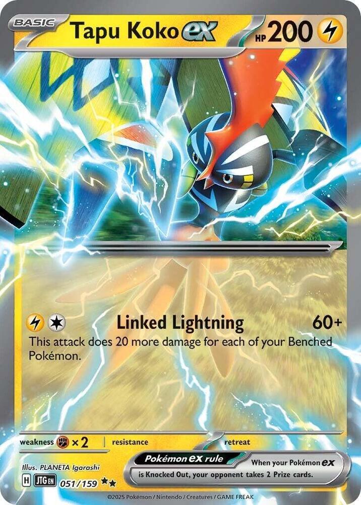 Tapu Koko ex (051/159) [Scarlet & Violet: Journey Together] (Online Only)