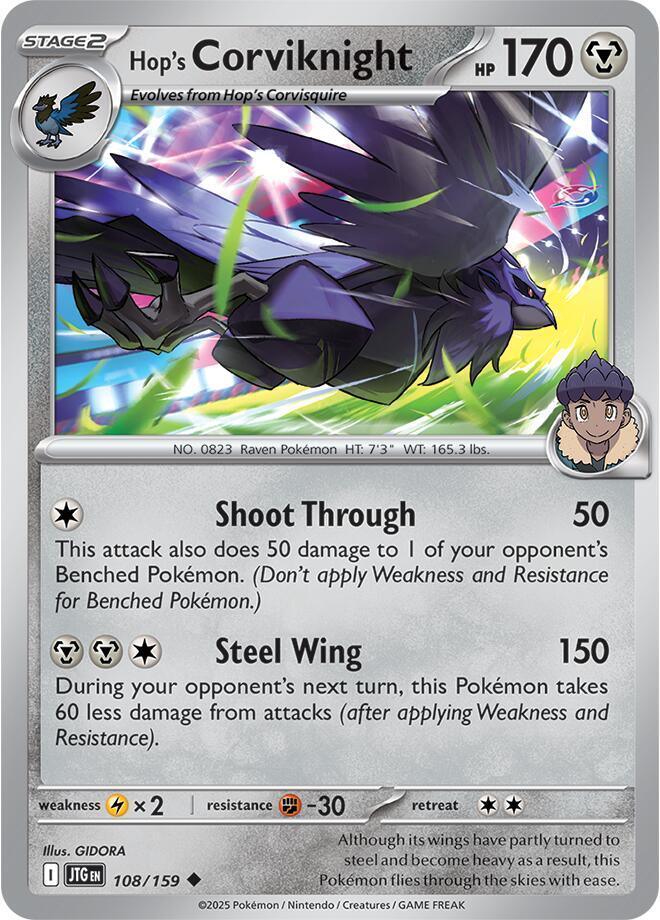 Hop's Corviknight (108/159) [Scarlet & Violet: Journey Together] (Online Only)