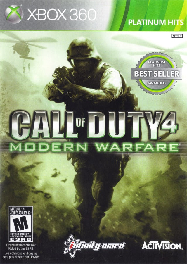 Call of Duty 4: Modern Warfare (Platinum Hits) (Xbox 360) (ONLINE ORDER ONLY)