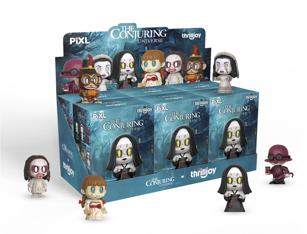 [Thrilljoy] The Conjuring Universe PIXL Blind Box Vinyl (Chance at 1 of 300 hyper-rare “chase” pieces will be redeemable for a special 12” MEGA PIX!) (ONLINE ORDER ONLY)