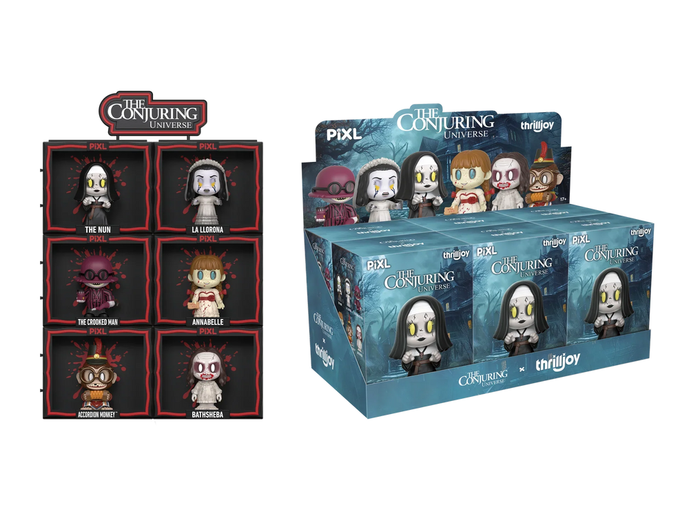 [Thrilljoy] The Conjuring Universe PIXL Blind Box Vinyl (Chance at 1 of 300 hyper-rare “chase” pieces will be redeemable for a special 12” MEGA PIX!) (ONLINE ORDER ONLY)