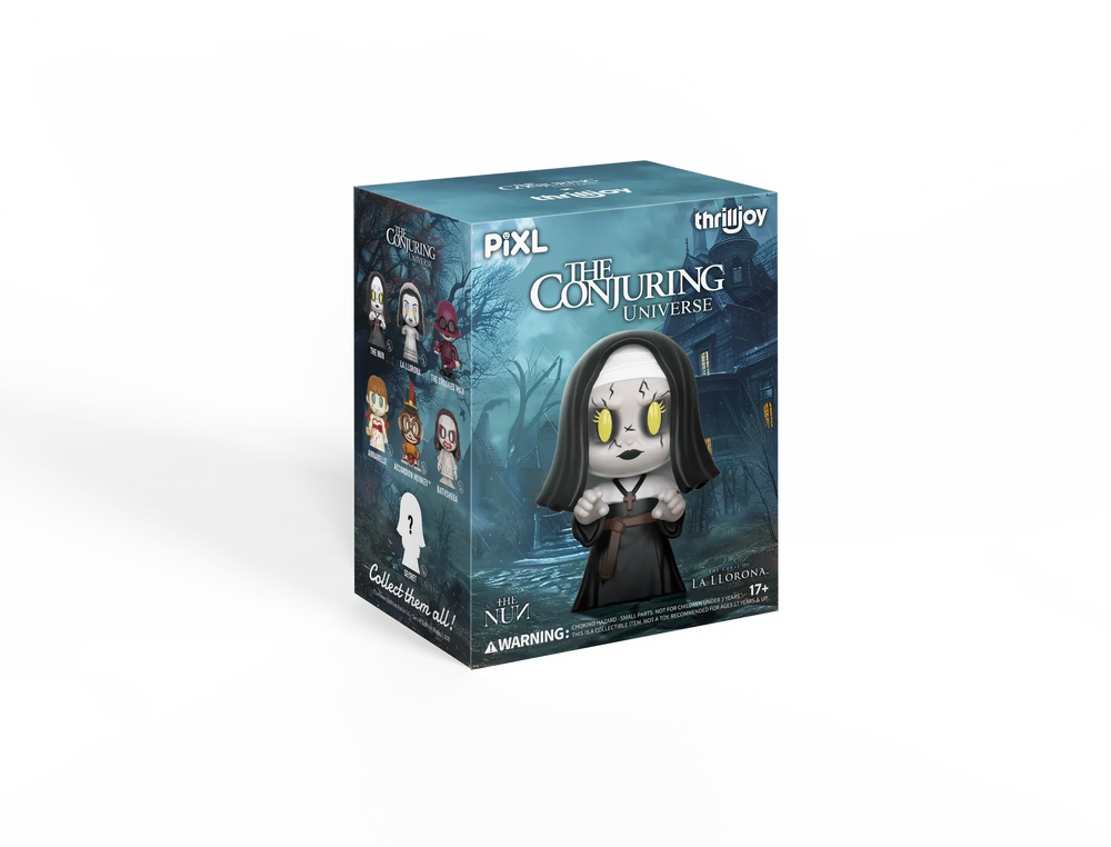[Thrilljoy] The Conjuring Universe PIXL Blind Box Vinyl (Chance at 1 of 300 hyper-rare “chase” pieces will be redeemable for a special 12” MEGA PIX!) (ONLINE ORDER ONLY)