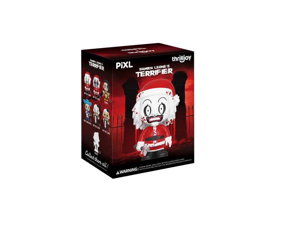 [Thrilljoy] Damien Leone's Terrifier PIXL Blind Box Vinyl (Chance at 1 of 300 hyper-rare “chase” pieces will be redeemable for a special 12” MEGA PIX!) (ONLINE ORDER ONLY)