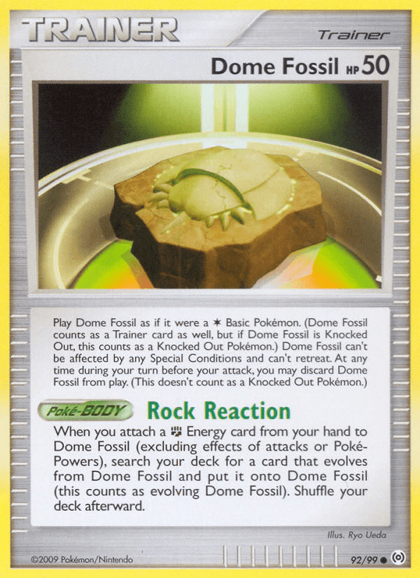 Dome Fossil (92/99) [Platinum: Arceus] (Online Only)
