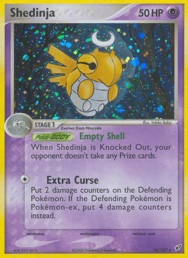 Shedinja (14/107) [EX: Deoxys] (Online Only)