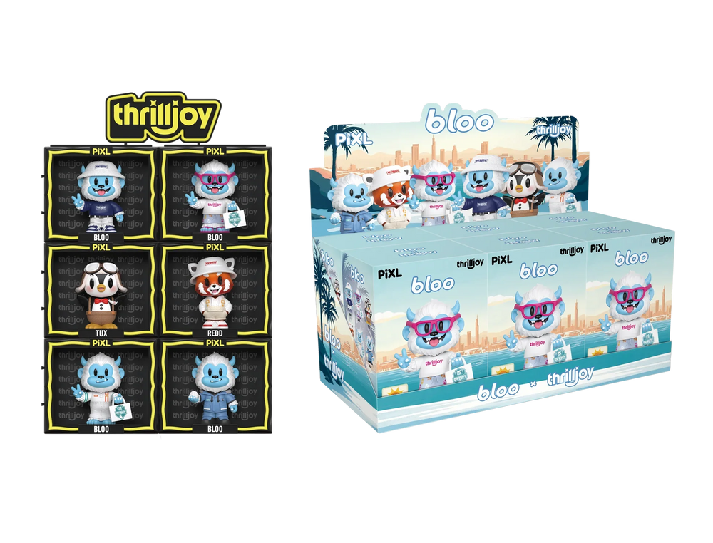 [Thrilljoy] BLOO-niverse PIXL Blind Box Vinyl (Chance at 1 of 300 hyper-rare “chase” pieces will be redeemable for a special 12” MEGA PIX!) (ONLINE ORDER ONLY)
